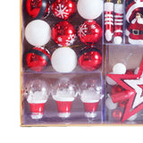 Maxbell 79 Pieces Christmas Ornaments Xmas Ornaments for Wedding Engagement Festival