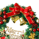 Christmas Wreath Artificial for Front Door for Indoor Outdoor Holiday Window 30 cm