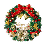 Christmas Wreath Artificial for Front Door for Indoor Outdoor Holiday Window 30 cm