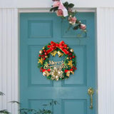 Christmas Wreath Artificial for Front Door for Indoor Outdoor Holiday Window 30 cm