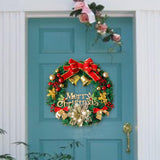 Christmas Wreath Artificial for Front Door for Indoor Outdoor Holiday Window 50 cm