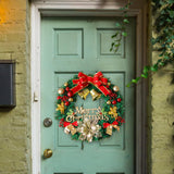 Christmas Wreath Artificial for Front Door for Indoor Outdoor Holiday Window 50 cm