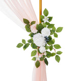 2Pcs Wedding Arch Flowers Artificial Flower Swag for Welcome Sign Party Home