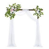 2Pcs Wedding Arch Flowers Artificial Flower Swag for Welcome Sign Party Home