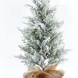 Artificial Christmas Tree Artificial Snow Xmas Tree for Shelf Fireplace Home