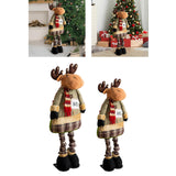 Christmas Elk Doll Telescopic Legs Collection Cartoon Christmas Decoration L