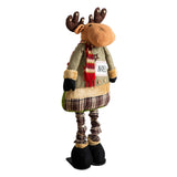 Christmas Elk Doll Telescopic Legs Collection Cartoon Christmas Decoration L