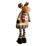 Christmas Elk Doll Telescopic Legs Collection Cartoon Christmas Decoration L