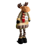 Christmas Elk Doll Telescopic Legs Collection Cartoon Christmas Decoration L