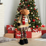 Christmas Elk Doll Telescopic Legs Collection Cartoon Christmas Decoration L