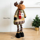 Christmas Elk Doll Telescopic Legs Collection Cartoon Christmas Decoration L