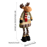 Christmas Elk Doll Telescopic Legs Collection Cartoon Christmas Decoration S