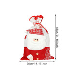 Christmas Drawstring Gift Bag Xmas Candy Bag for Christmas Kids Adults Party