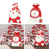 Christmas Gift Bag Treat Bag Xmas Candy Bag for Party Presents Christmas Eve Elk