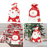 Christmas Gift Bag Treat Bag Xmas Candy Bag for Party Presents Christmas Eve Elk