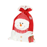 Christmas Gift Bag Treat Bag Xmas Candy Bag for Party Presents Christmas Eve Snowman