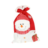 Christmas Gift Bag Treat Bag Xmas Candy Bag for Party Presents Christmas Eve Snowman