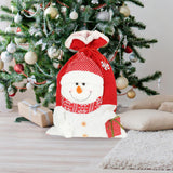 Christmas Gift Bag Treat Bag Xmas Candy Bag for Party Presents Christmas Eve Snowman