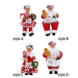 Christmas Chef Ms Claus Figurine Doll Toy for Fireplace Party Supplies Home Style A