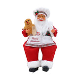 Christmas Chef Ms Claus Figurine Doll Toy for Fireplace Party Supplies Home Style B