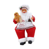 Christmas Chef Ms Claus Figurine Doll Toy for Fireplace Party Supplies Home Style B