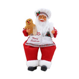 Christmas Chef Ms Claus Figurine Doll Toy for Fireplace Party Supplies Home Style B