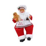 Christmas Chef Ms Claus Figurine Doll Toy for Fireplace Party Supplies Home Style B