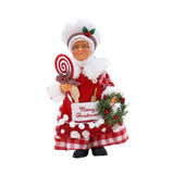 Christmas Chef Ms Claus Figurine Doll Toy for Fireplace Party Supplies Home Style C