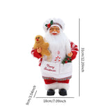 Christmas Chef Ms Claus Figurine Doll Toy for Fireplace Party Supplies Home Style D