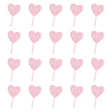 20Pcs Birthday Cake Topper Cake Pick Cake Decoration for Party Birthday Home Pink White