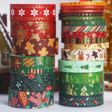 21 Pieces Christmas Washi Tape Set for Scrapbooking Supplies DIY Craft