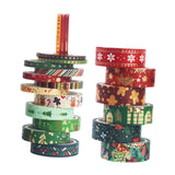 21 Pieces Christmas Washi Tape Set for Scrapbooking Supplies DIY Craft