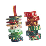 21 Pieces Christmas Washi Tape Set for Scrapbooking Supplies DIY Craft