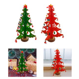 Christmas Tree Desk Decoration Xmas Tree Ornament for New Year Party Holiday Green