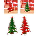 Christmas Tree Desk Decoration Xmas Tree Ornament for New Year Party Holiday Green