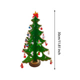 Christmas Tree Desk Decoration Xmas Tree Ornament for New Year Party Holiday Green