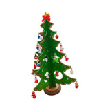 Christmas Tree Desk Decoration Xmas Tree Ornament for New Year Party Holiday Green