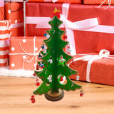 Christmas Tree Desk Decoration Xmas Tree Ornament for New Year Party Holiday Green