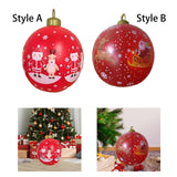 Maxbell Inflatable Christmas Ball Sturdy Xmas Inflatable Ball for Yard Porch Outside Style A