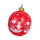 Maxbell Inflatable Christmas Ball Sturdy Xmas Inflatable Ball for Yard Porch Outside Style A