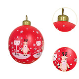 Maxbell Inflatable Christmas Ball Sturdy Xmas Inflatable Ball for Yard Porch Outside Style A