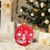 Maxbell Inflatable Christmas Ball Sturdy Xmas Inflatable Ball for Yard Porch Outside Style A