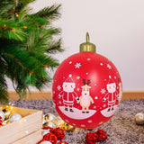 Maxbell Inflatable Christmas Ball Sturdy Xmas Inflatable Ball for Yard Porch Outside Style A
