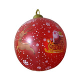 Maxbell Inflatable Christmas Ball Sturdy Xmas Inflatable Ball for Yard Porch Outside Style B