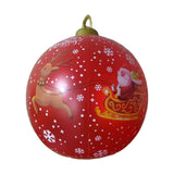 Maxbell Inflatable Christmas Ball Sturdy Xmas Inflatable Ball for Yard Porch Outside Style B