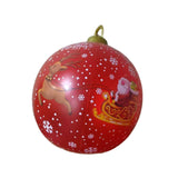 Maxbell Inflatable Christmas Ball Sturdy Xmas Inflatable Ball for Yard Porch Outside Style B