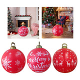 Maxbell Inflatable Christmas Ball Giant Xmas Inflatable Ball for New Year Tree Porch Snowflakes