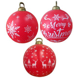 Maxbell Inflatable Christmas Ball Giant Xmas Inflatable Ball for New Year Tree Porch Snowflakes