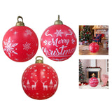 Maxbell Inflatable Christmas Ball Giant Xmas Inflatable Ball for New Year Tree Porch Snowflakes