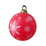 Maxbell Inflatable Christmas Ball Giant Xmas Inflatable Ball for New Year Tree Porch Snowflakes